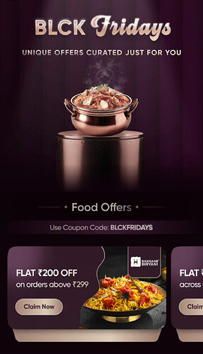 Swiggy Black Friday Offer