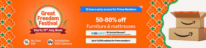 Amazon Furniture Offer