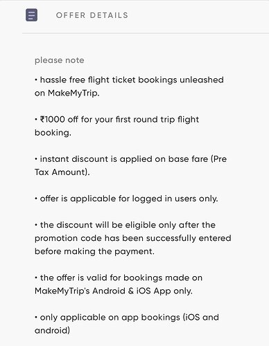 CRED Flight Deal