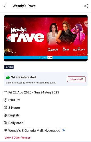 Wendy's Burger Rave Event