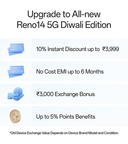 OPPO Reno14 5G Diwali Edition