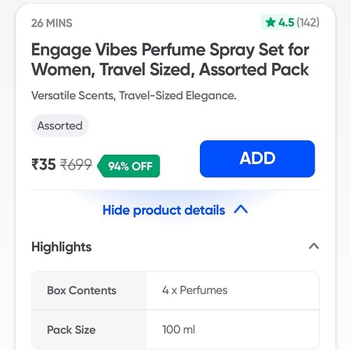 Engage Vibes Perfume Set