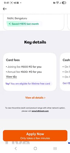 HDFC Swiggy Credit Card Offer Screenshot 5