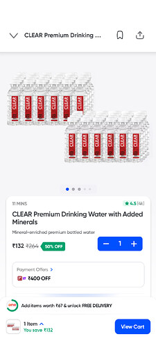 Clear 200ml Water Bottles 48 Pcs