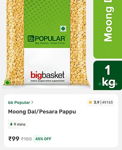 Moong Dal Bigbasket