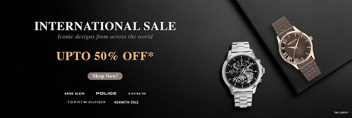 Titan International Brands Watch Sale