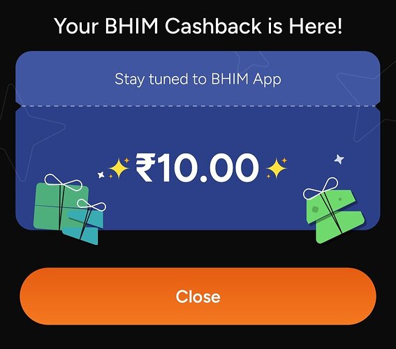 Zepto BHIM Offer