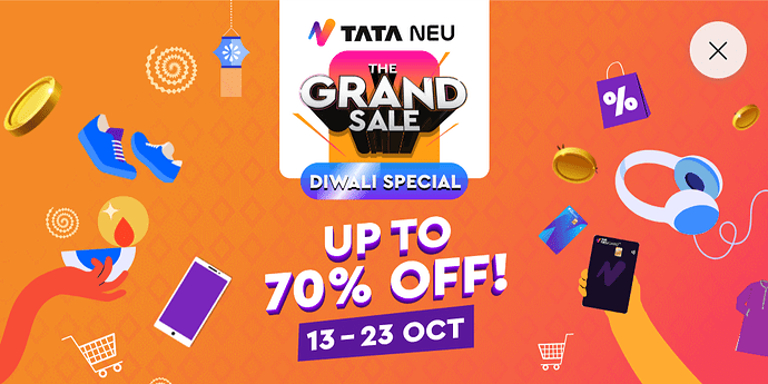 Tata Neu Grand Sale Banner 1