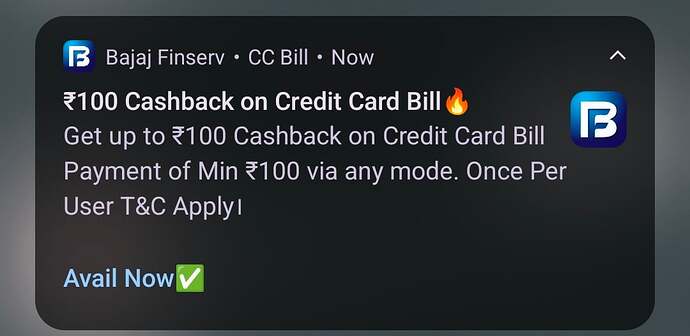 Bajaj Finserv Cashback Offer