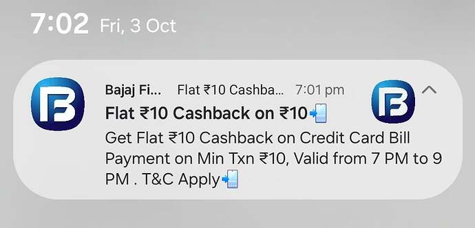 Bajaj Finserv ₹10 Offer