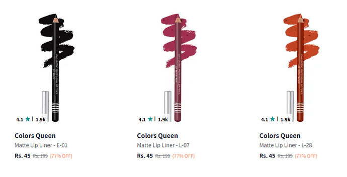 Colors Queen Lip Liner Deal