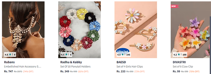 Hair Accessories Offer