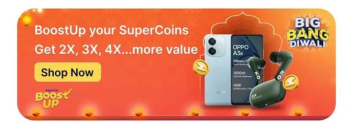 Flipkart SuperCoin Offers on Electronics