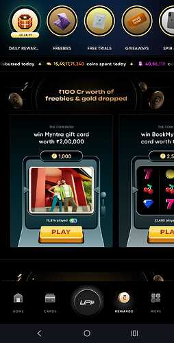 Cred Myntra Gift Card Jackpot