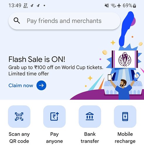 Google Pay Offer Screenshot 1