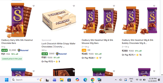 Cadbury Dairy Milk Silk Hazelnut Chocolate Offer