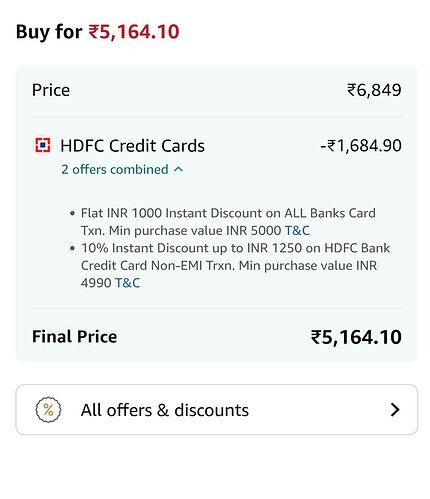 Amazon Deal Screenshot