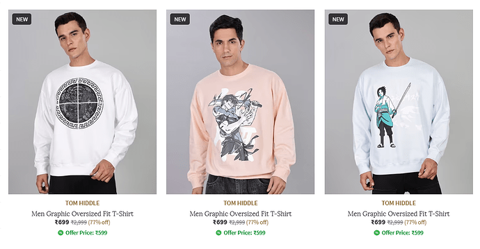 Tom Hiddle Men's T-Shirts Sale