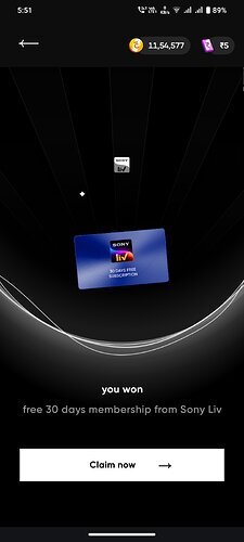 SonyLIV Premium Offer via CRED