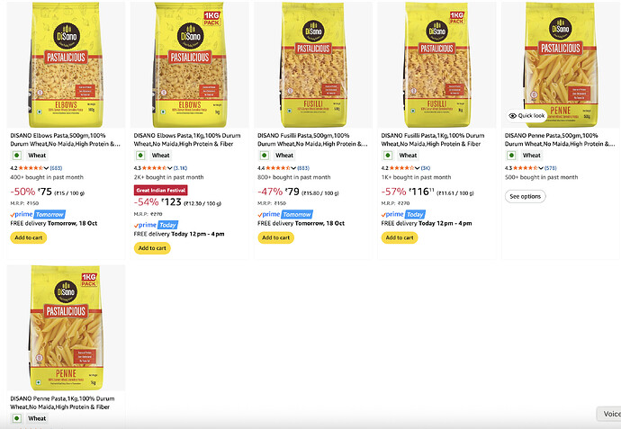 DISAN Durum Wheat Pasta