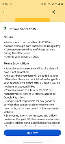 Additional Offer Details