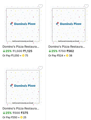 Dominos Pizza Voucher Steps