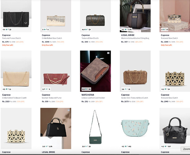 Caprese Women's Clutch & Sling Purse