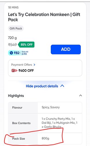 Namkeen Gift Pack Offer