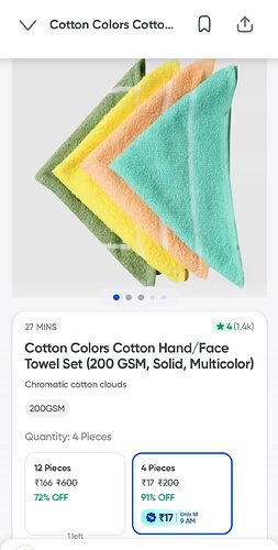 Hand Towel Pack of 4