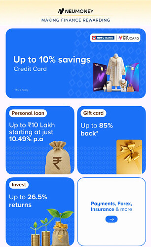 Tata Neu Bank Offers HDFC ICICI