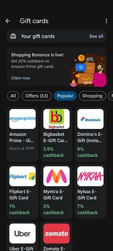 Offer Steps Screenshot