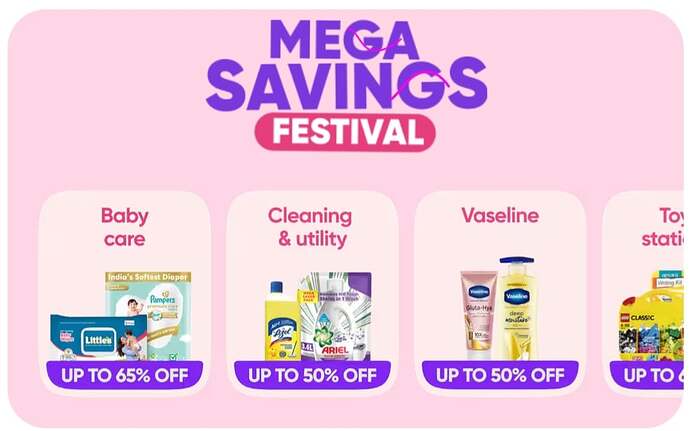Swiggy Instamart Mega Savings Festival