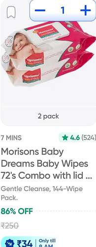 Morrison Baby Wipes