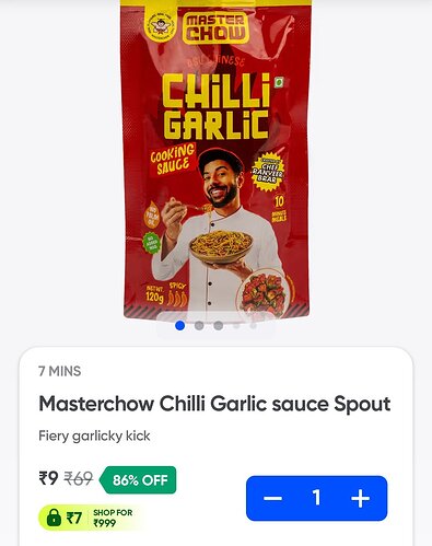 Masterchow Chilli Garlic Sauce Spout Pouch
