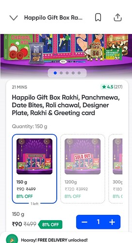 Happilo Rakhi Gift Box