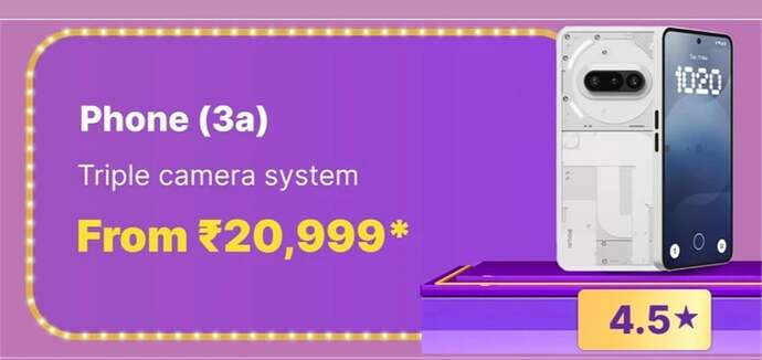 Nothing Phone 3a Launch Offer