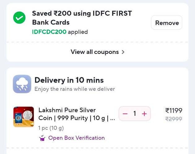 Muthoot Exim Lakshmi Pure Silver Coin