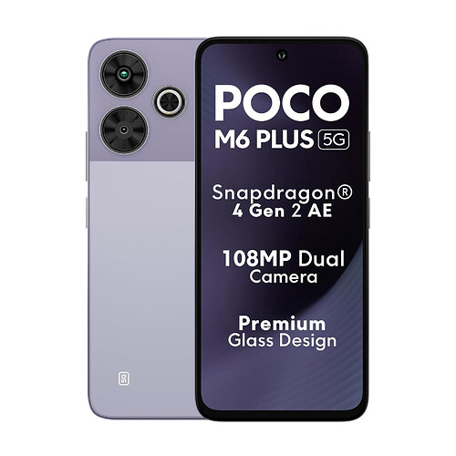 POCO M6 Plus 5G display