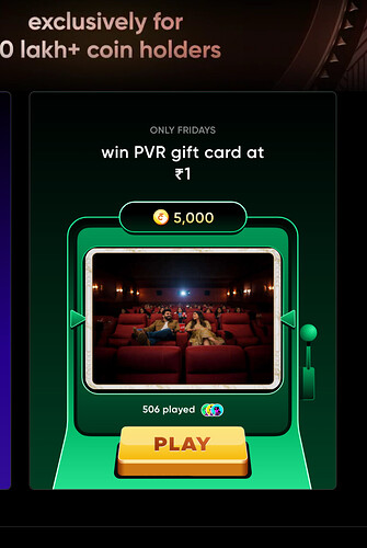 CRED Blinq PVR Vouchers