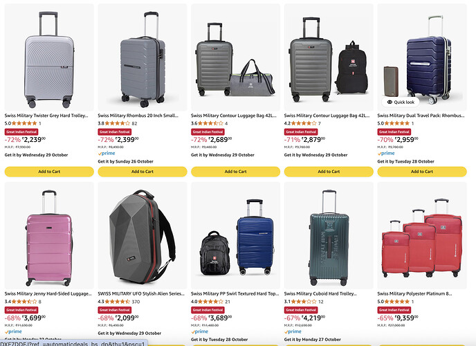 Swiss Military Bags Offer