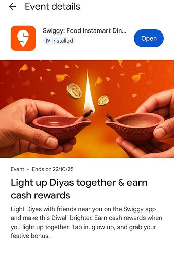 Swiggy Diwali Offer Screenshot 1