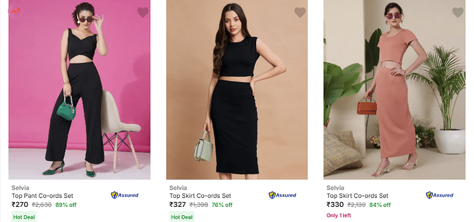 Selvia Co-Ords Offer