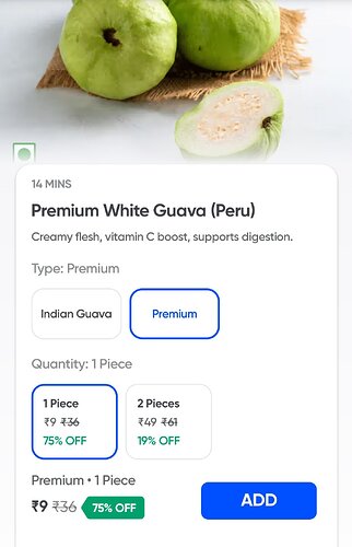 Swiggy Instamart Guava Deal