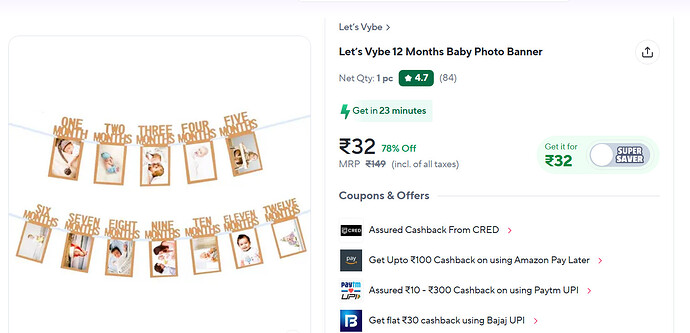 Baby Photo Banner Details