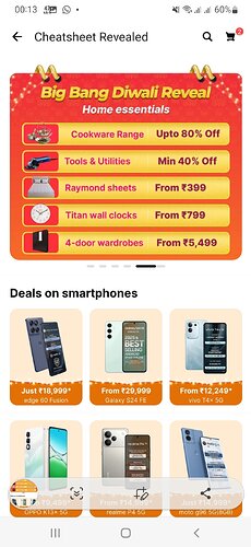 Flipkart Big Diwali Sale Cheatsheet Preview