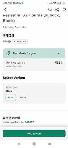 JLab JBuds Air Earbuds Charging Case