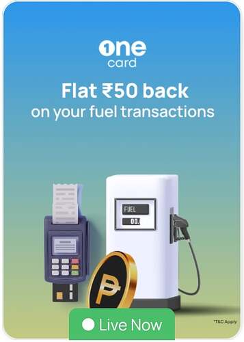 OneCard Exclusive Offer Banner