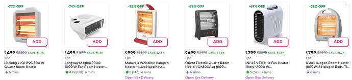 Additional Heater Offers