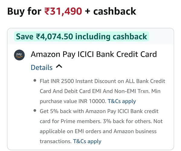Bank and Cashback Offers