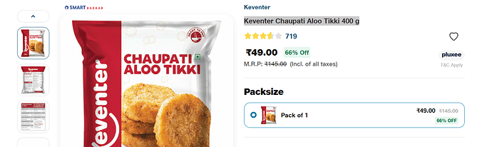 Keventer Aloo Tikki Offer